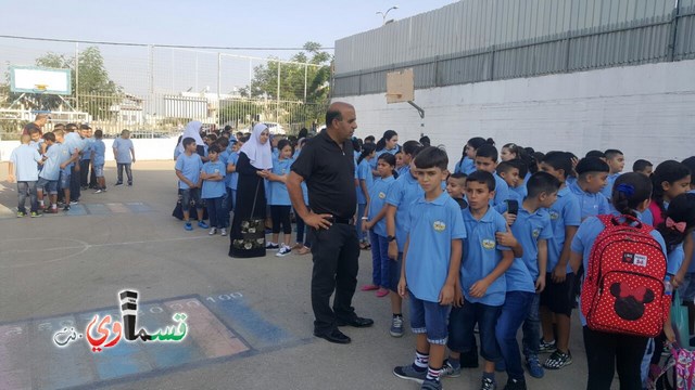  كفرقاسم- فيديو: البداية الصحيحة هي عنوان النجاح .. مدرسه جنة ابن رشد تستقبل طلابها بمراحل مدروسة وتودع حجاجها